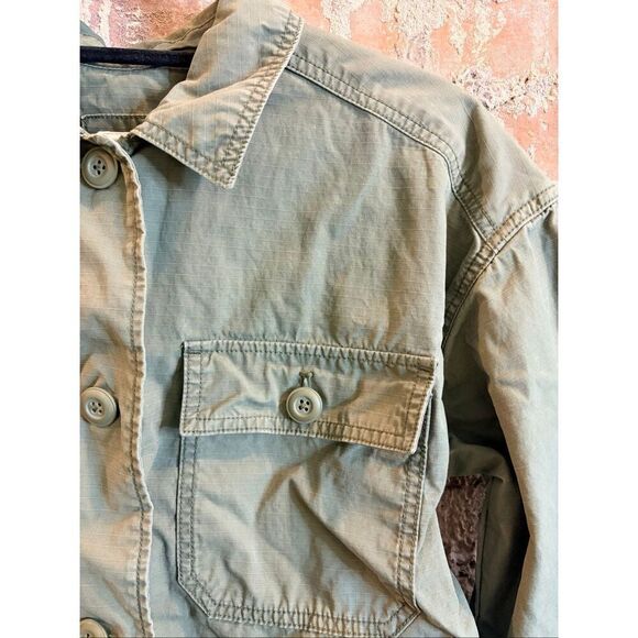 GAP • Army Green Canvas Cargo Jacket • Ladies Size XS - Picture 3 of 6